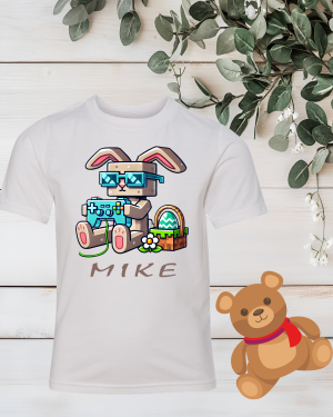 Minecraft Bunny  T-shirt